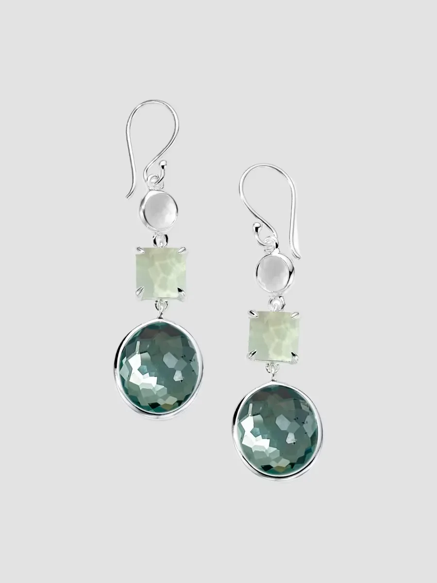 Rock Candy Sterling Silver & Citrine Triple-Drop Earrings by Ippolita