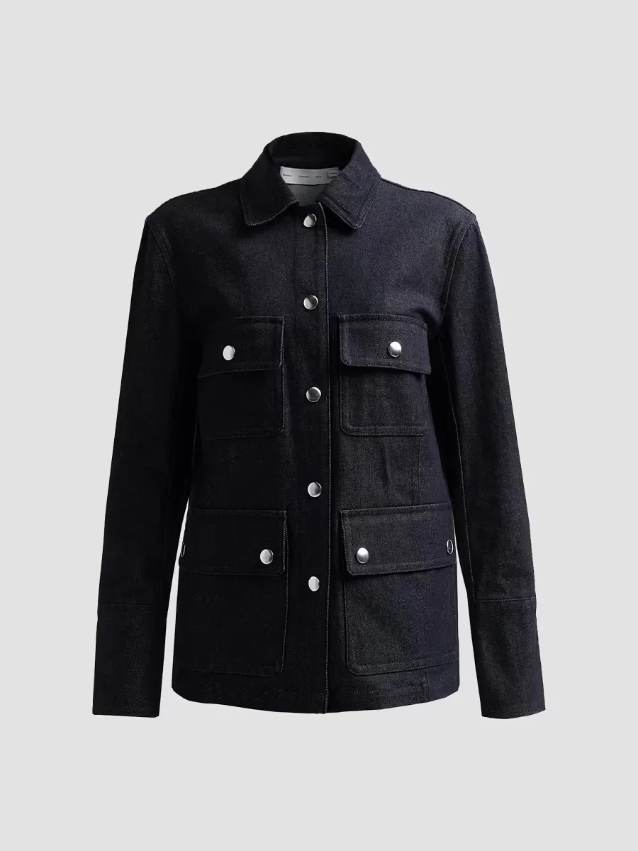 Proenza Schouler White Label Stella Stretch-Cotton Twill Jacket