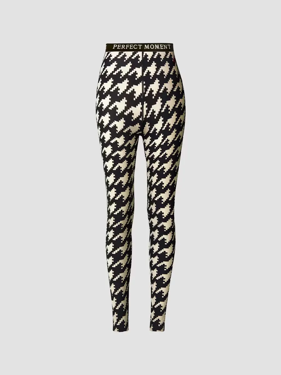 Base Layer Houndstooth Leggings by Perfect Moment