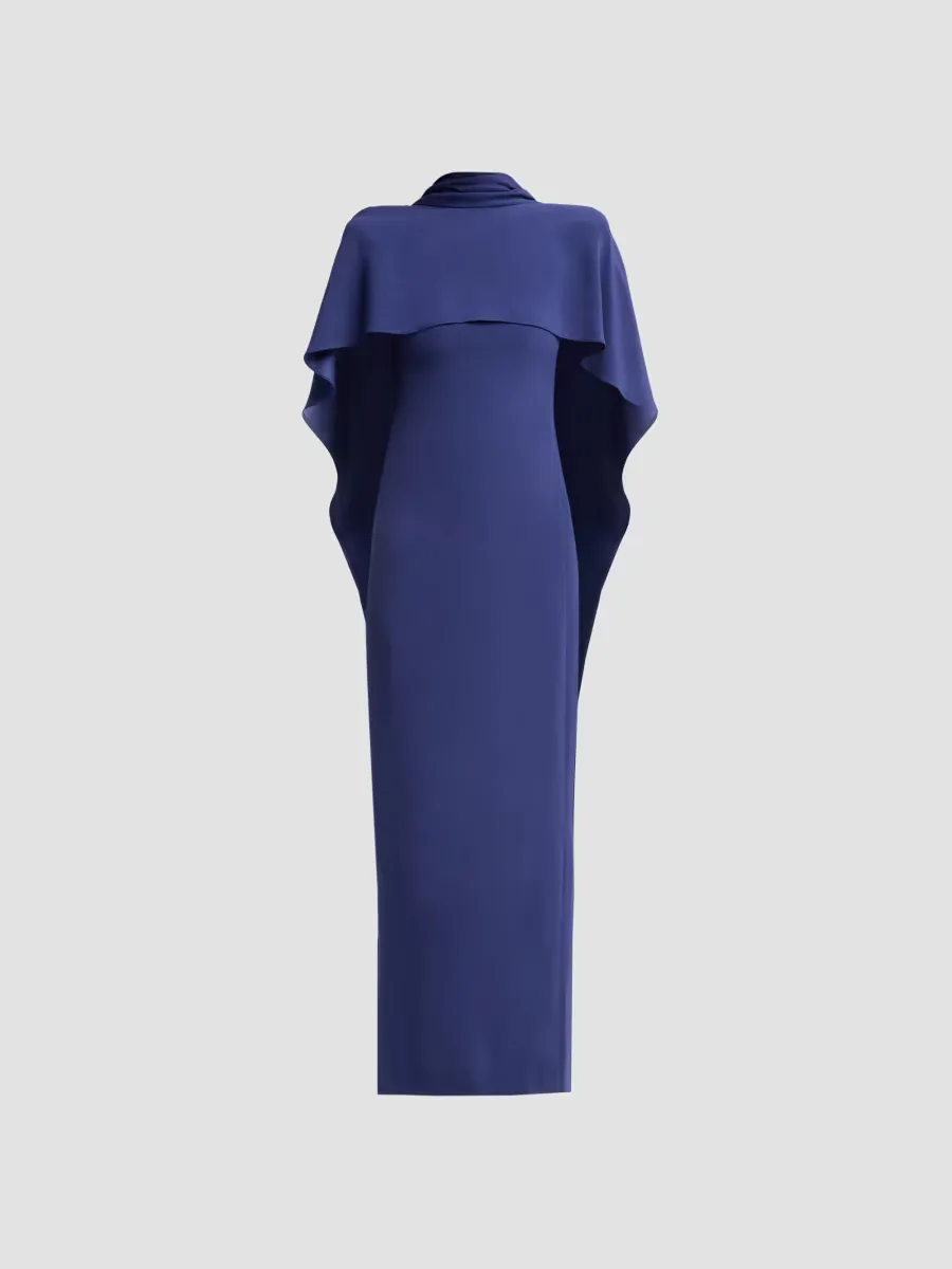 Enver Draped Satin Gown by Alberta Ferretti