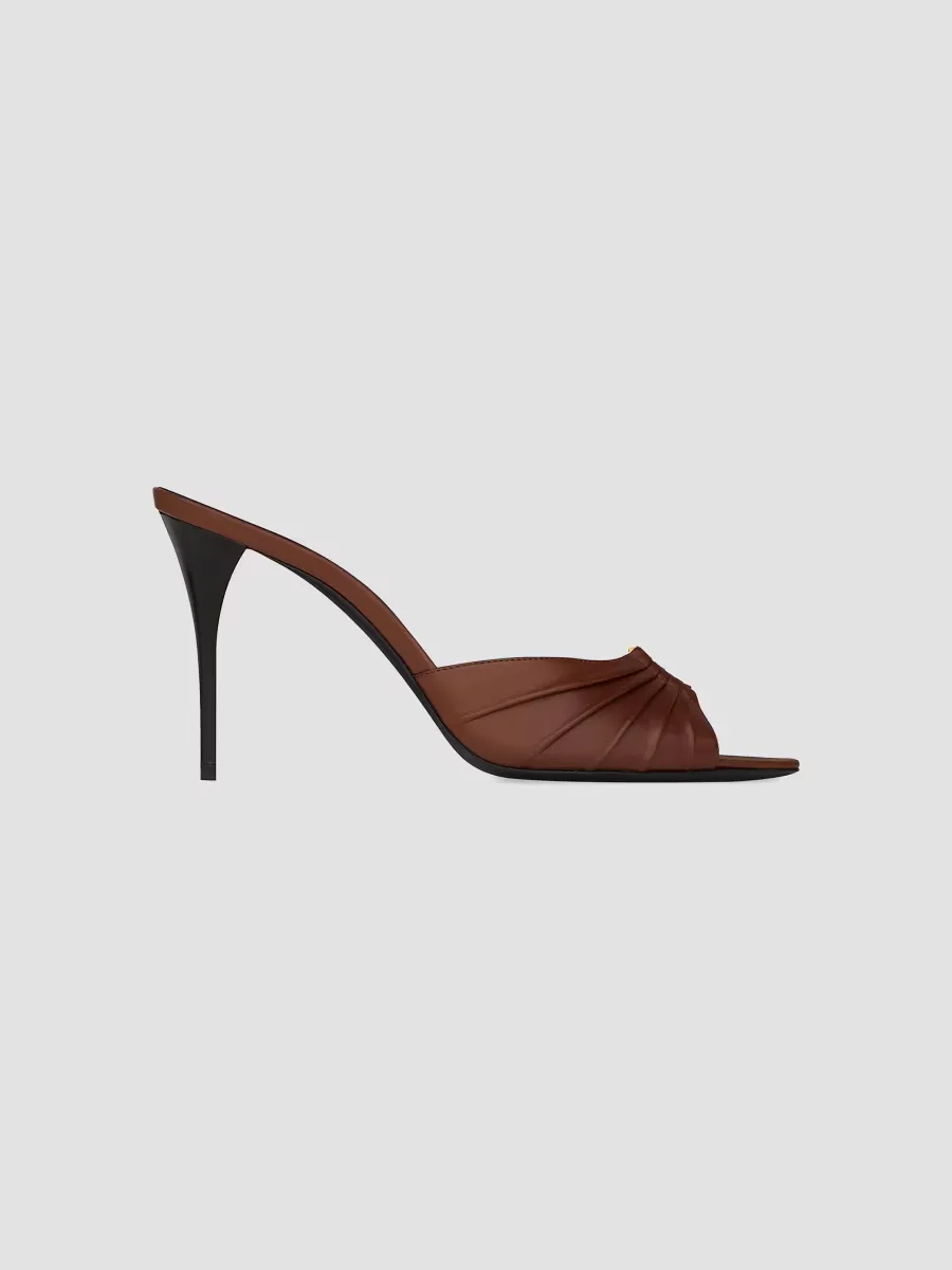 Babylone Mules in Smooth Leather
