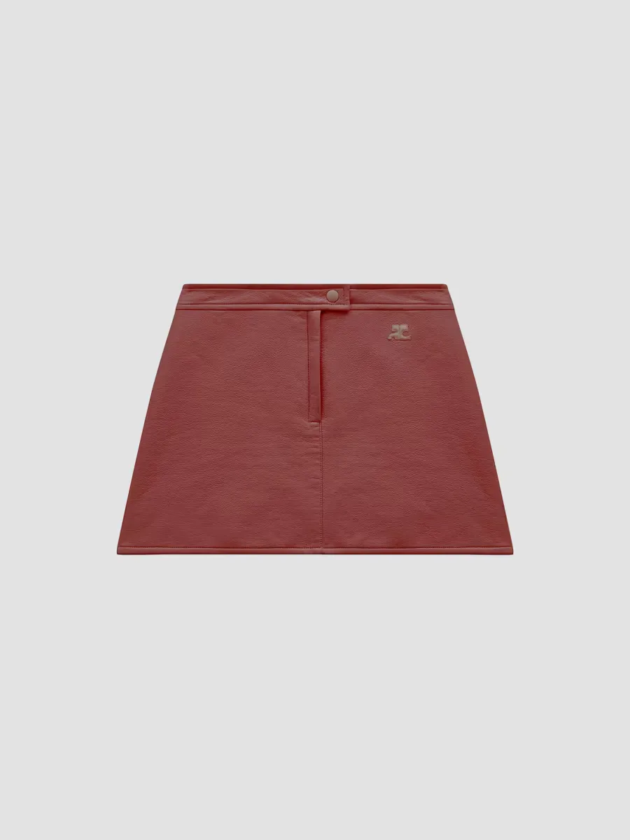Reedition Vinyl A-Line Miniskirt by Courreges