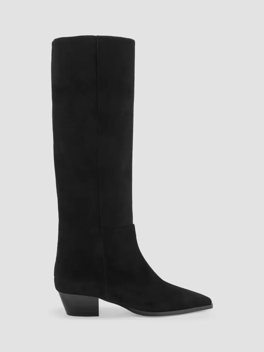 Medea 90MM Suede Knee-High Boots by Aeyde