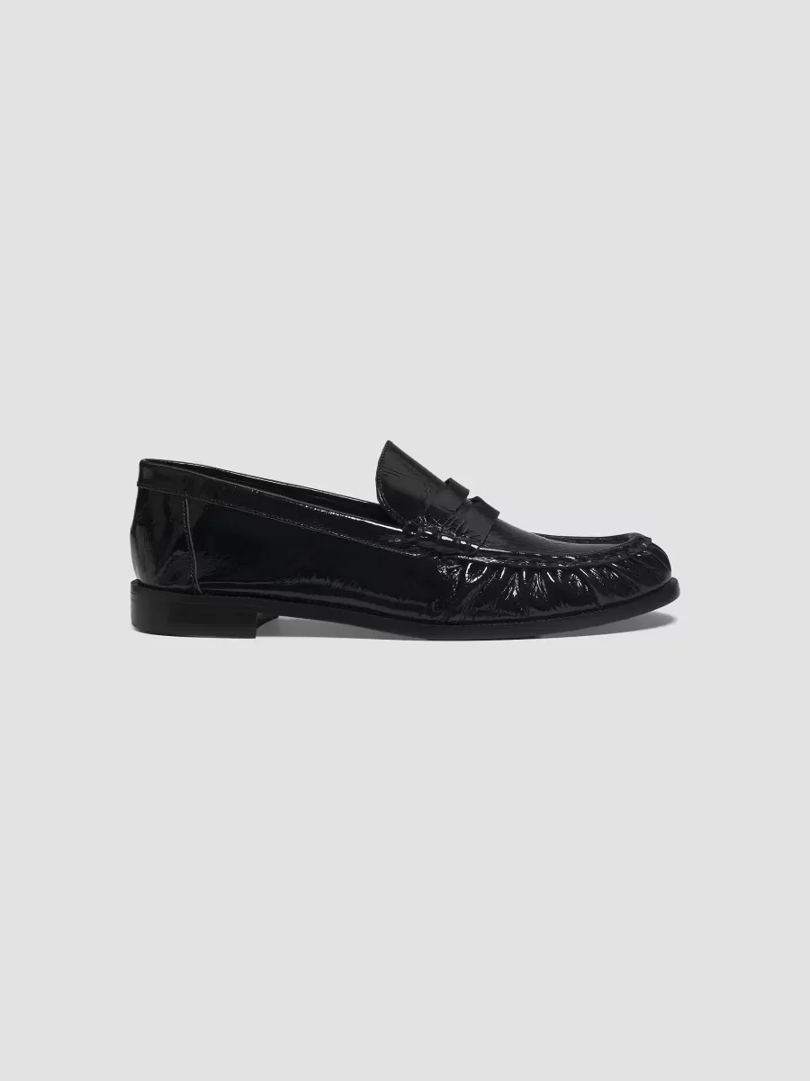 Tyche Patent Leather Penny Loafers by SCHUTZ