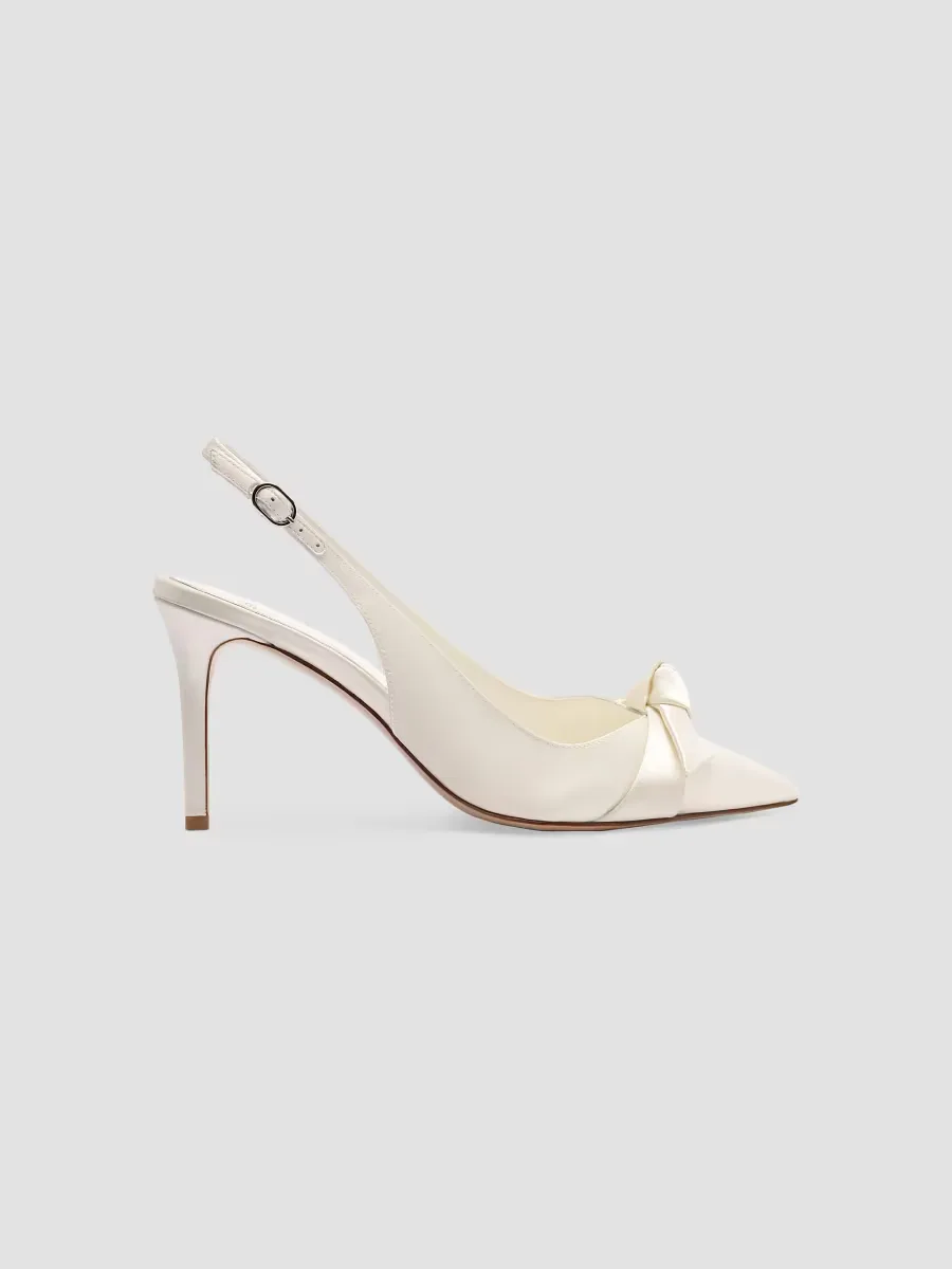 Clarita Classic 85MM Leather Slingback Pumps by Alexandre Birman