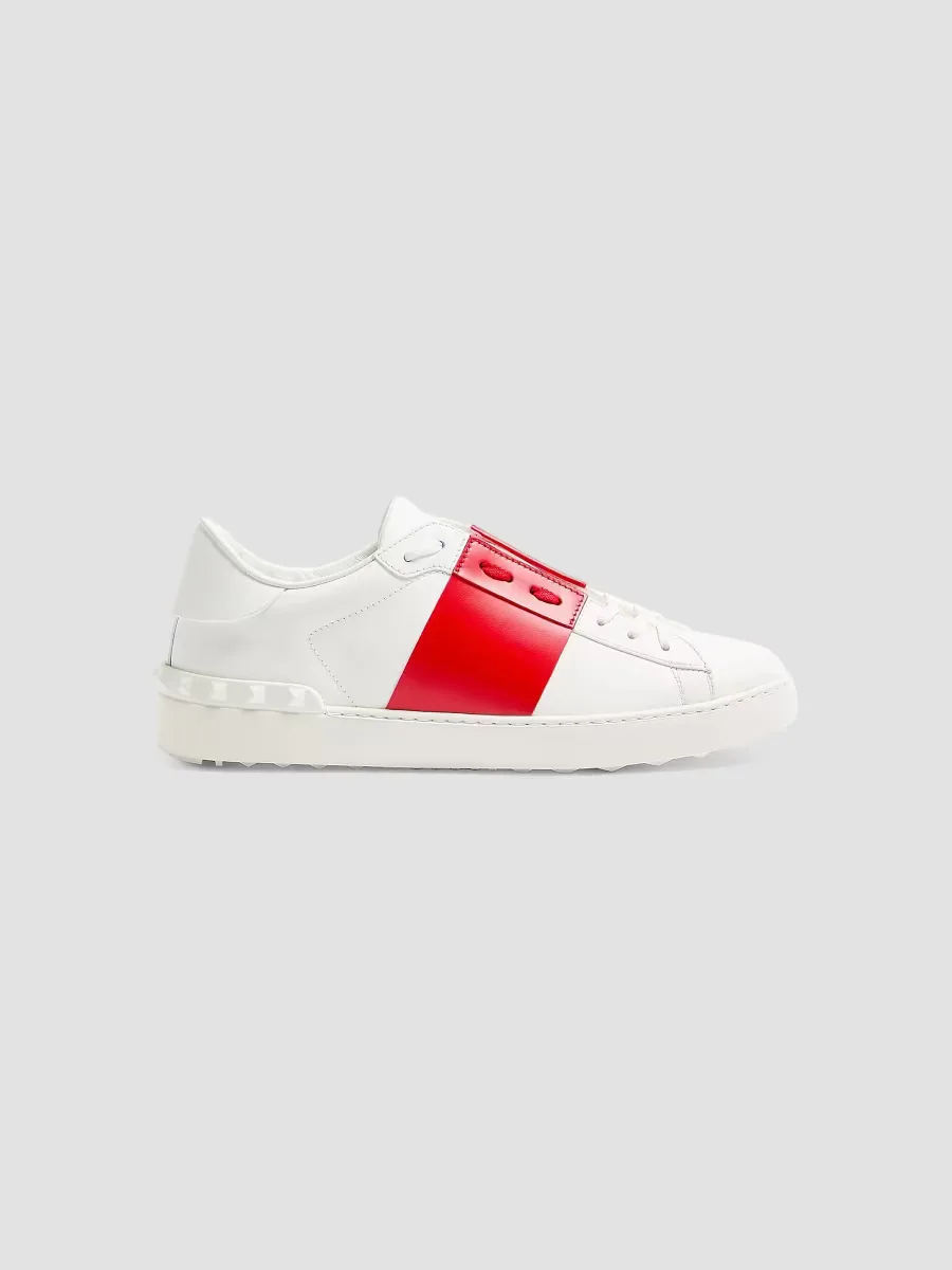 Calfskin Open Sneaker by Valentino