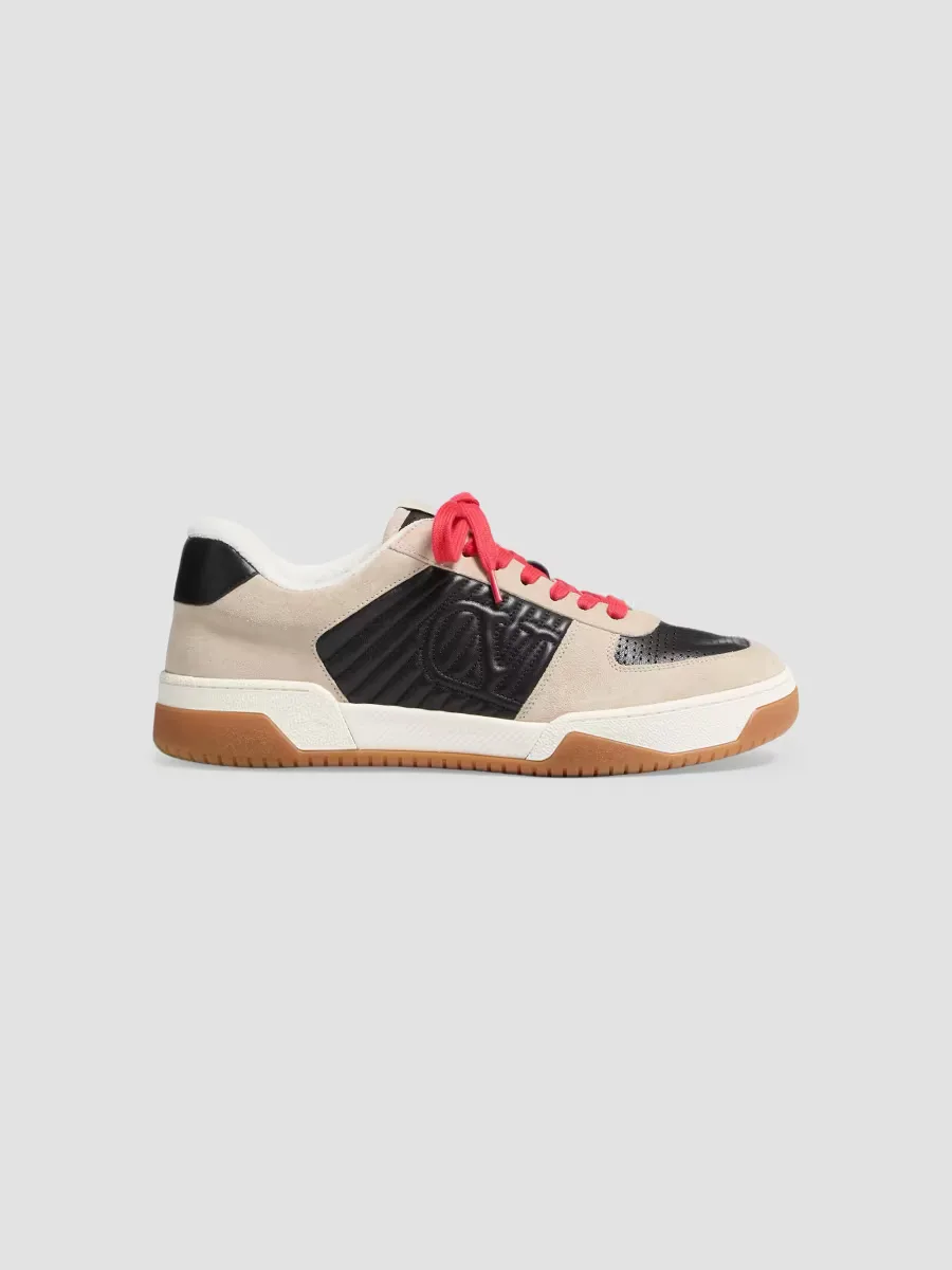 Sparry Sneakers in Split Leather and Nappa