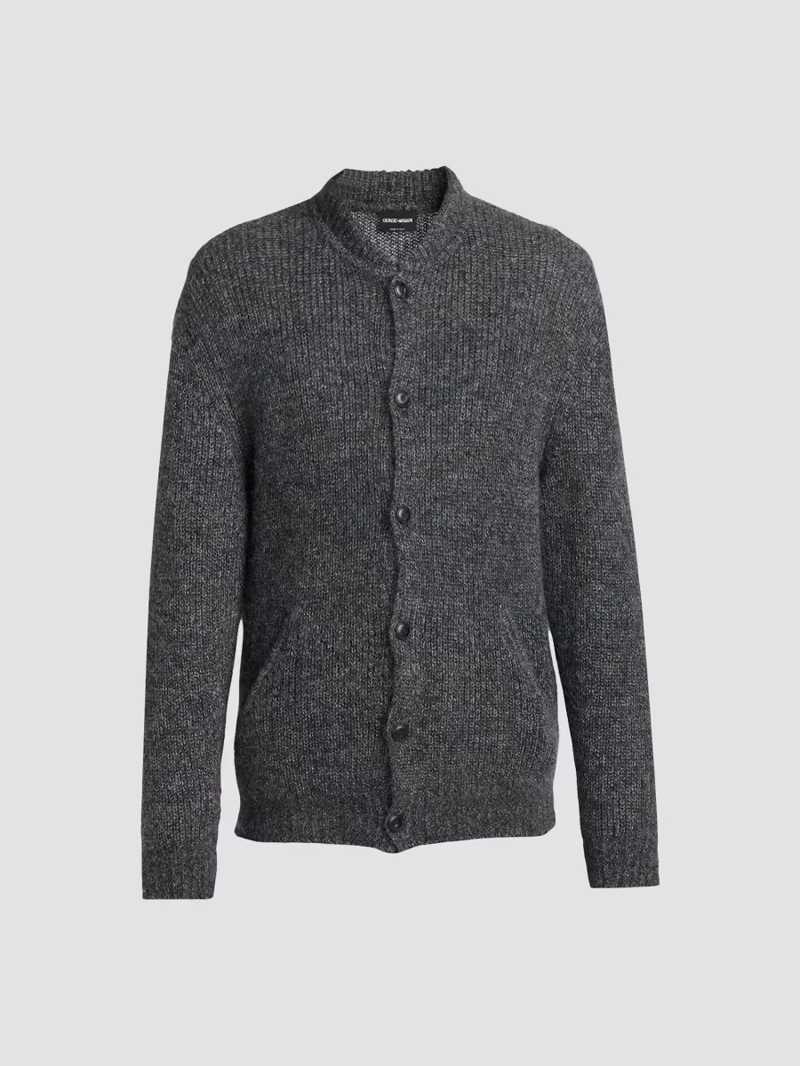 Giorgio Armani Mohair-Blend Cardigan by Armani
