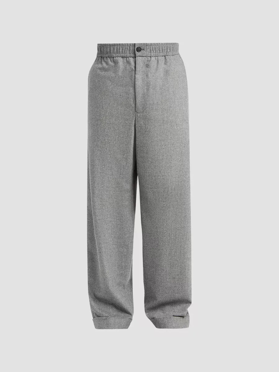 Giorgio Armani Wool-Cashmere-Blend Cuffed Pants by Armani