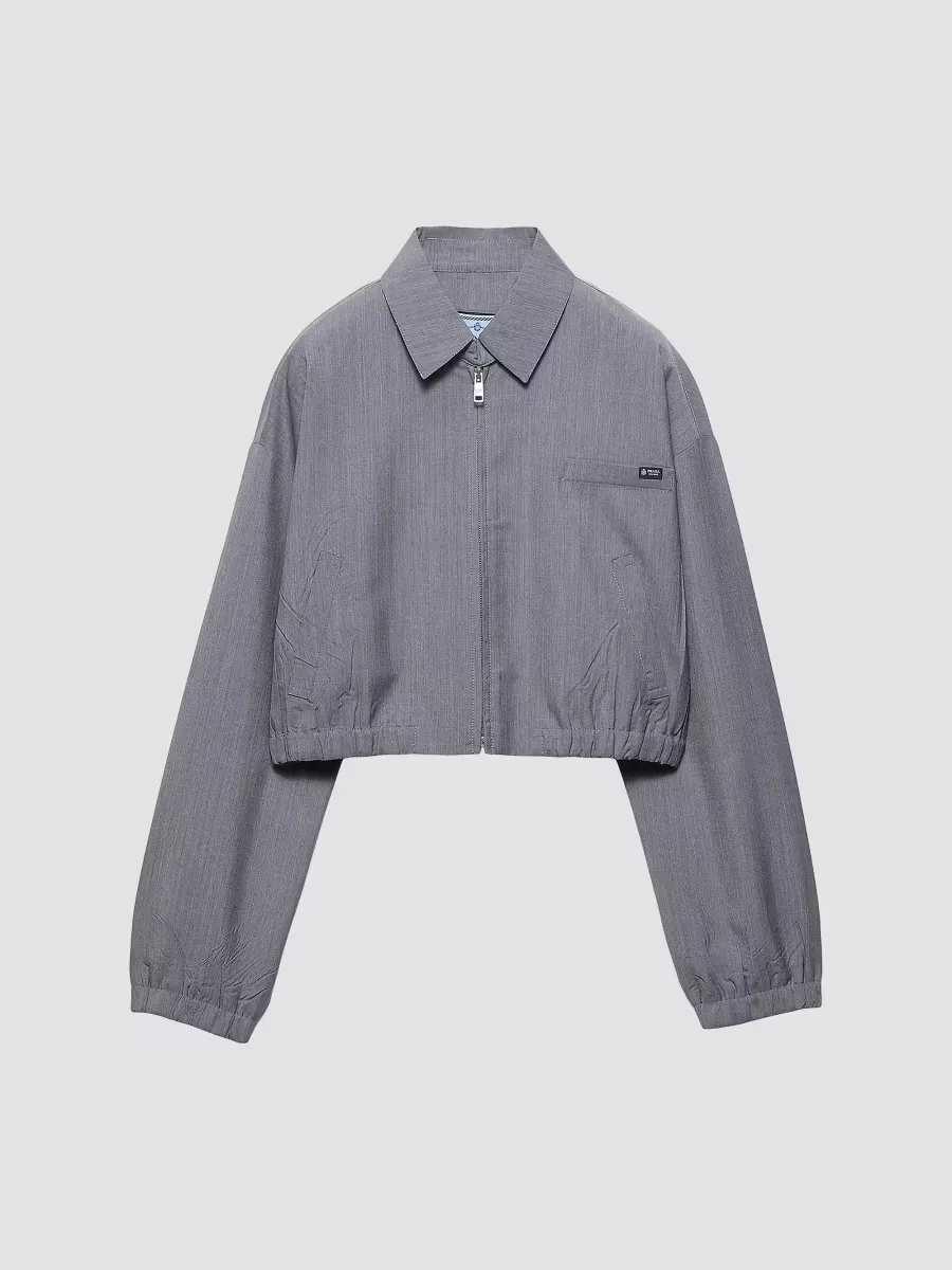 Light Mohair Blouson Jacket by Prada