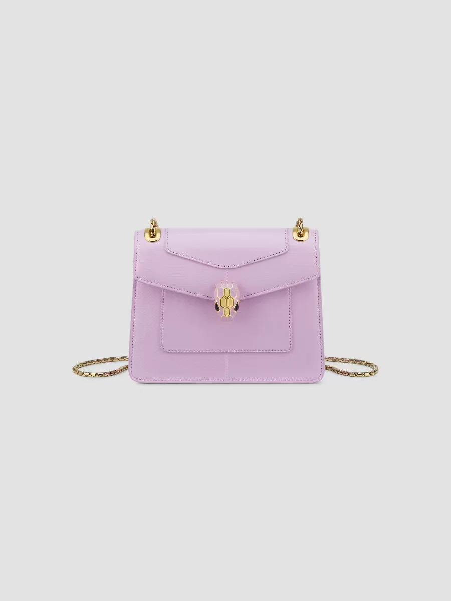 Serpenti Leather Crossbody Bag by BVLGARI