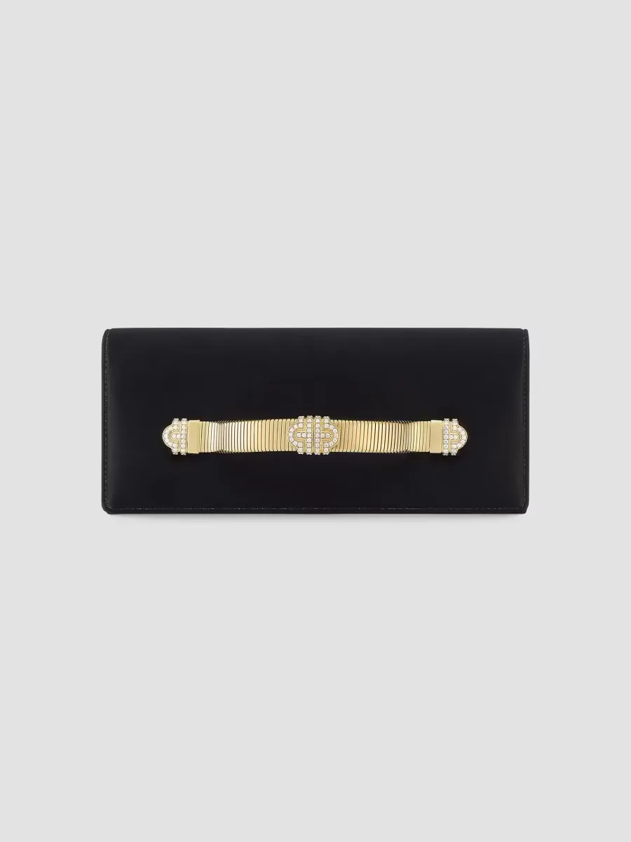 Bvlgari Tubogas Satin Clutch by BVLGARI
