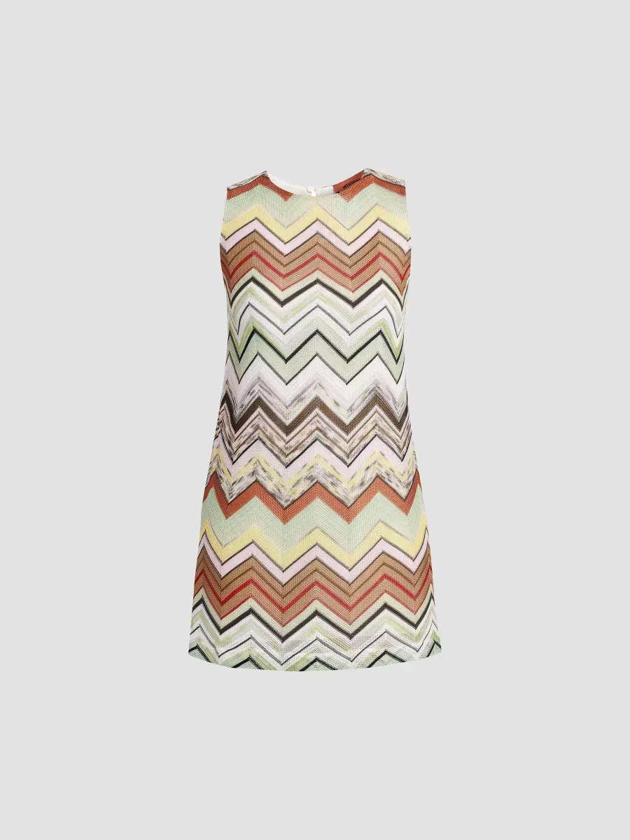 Zigzag Shift Minidress by Missoni