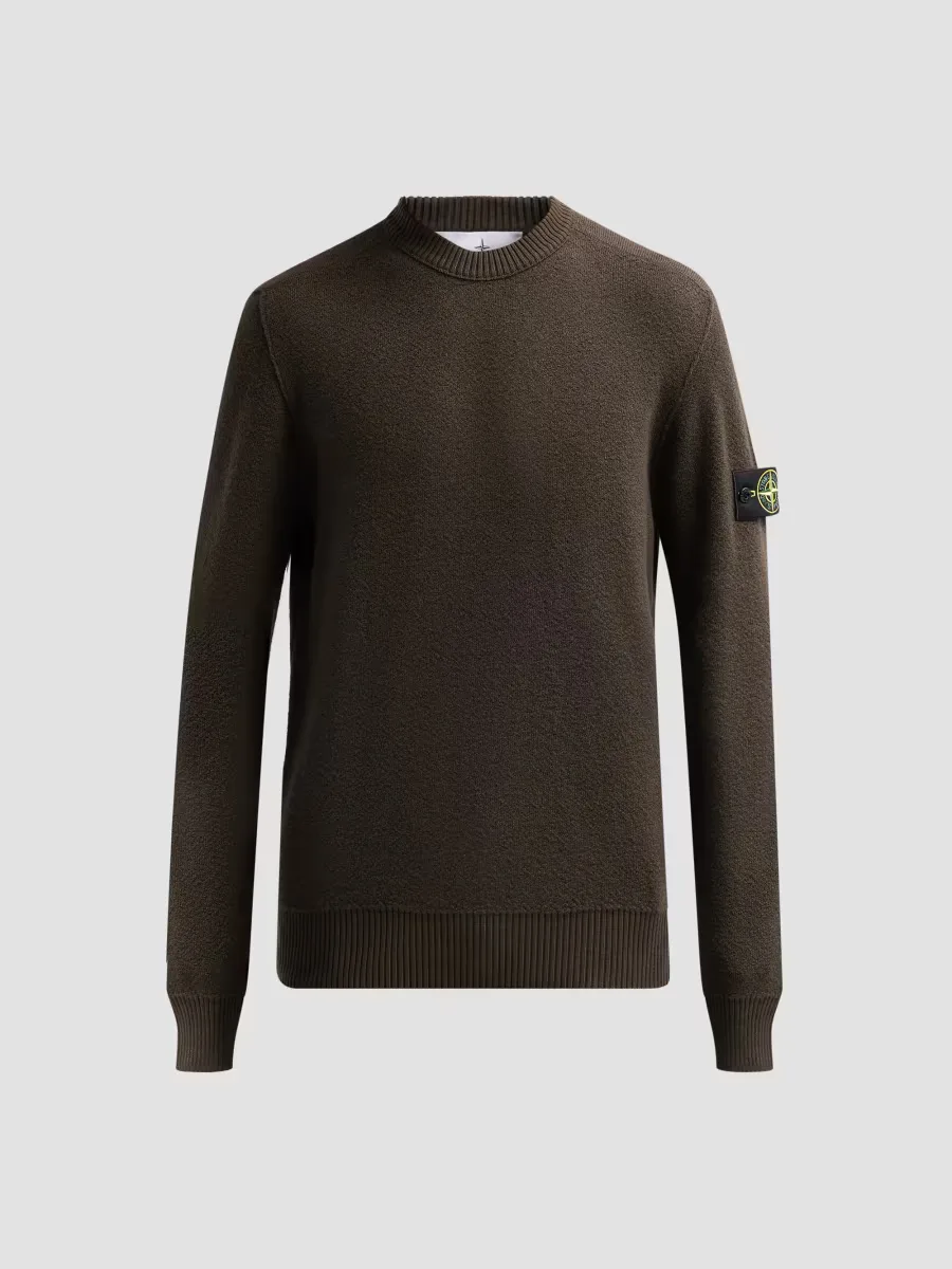 Maglieria Wool Crewneck Sweater by Stone Island