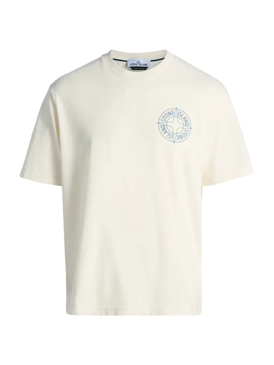 Compass Cotton Crewneck T-Shirt by Stone Island