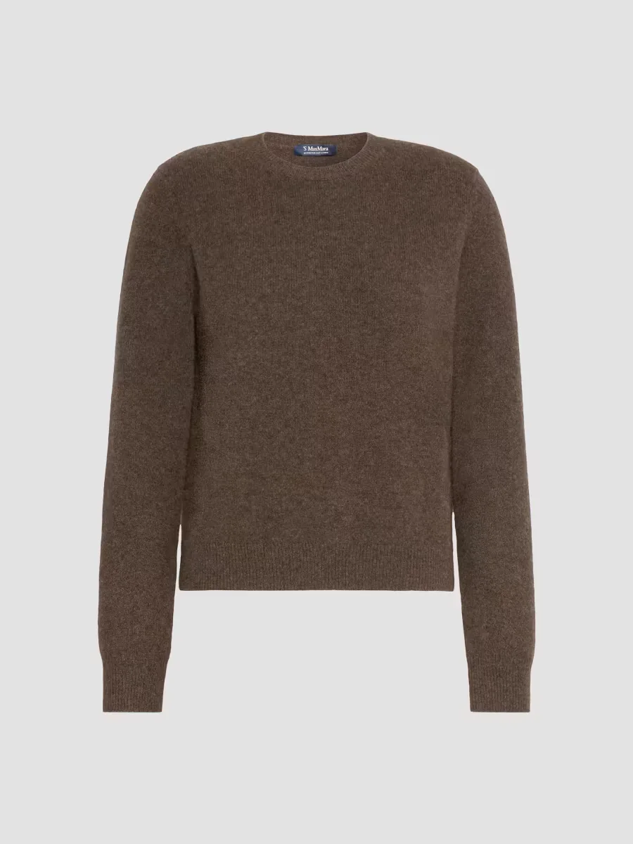Yak Yarn Crew Neck Sweater by Max Mara