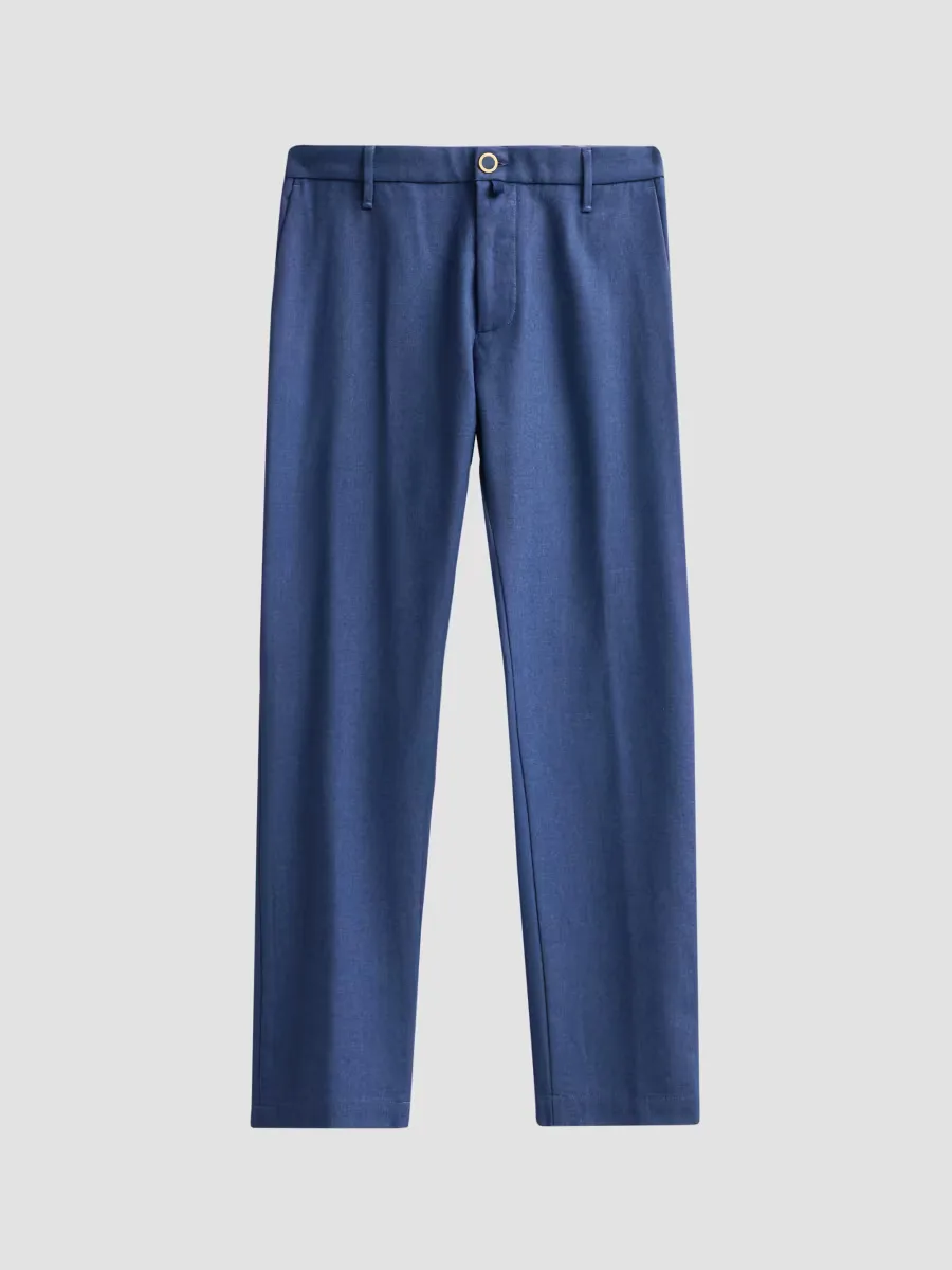 Pantalone Virgin Wool Regular-Fit Trousers by Jacob Cohen