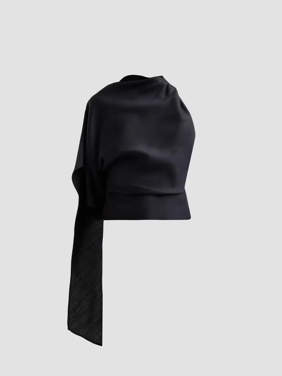 Draped Open Back Top by Rhe