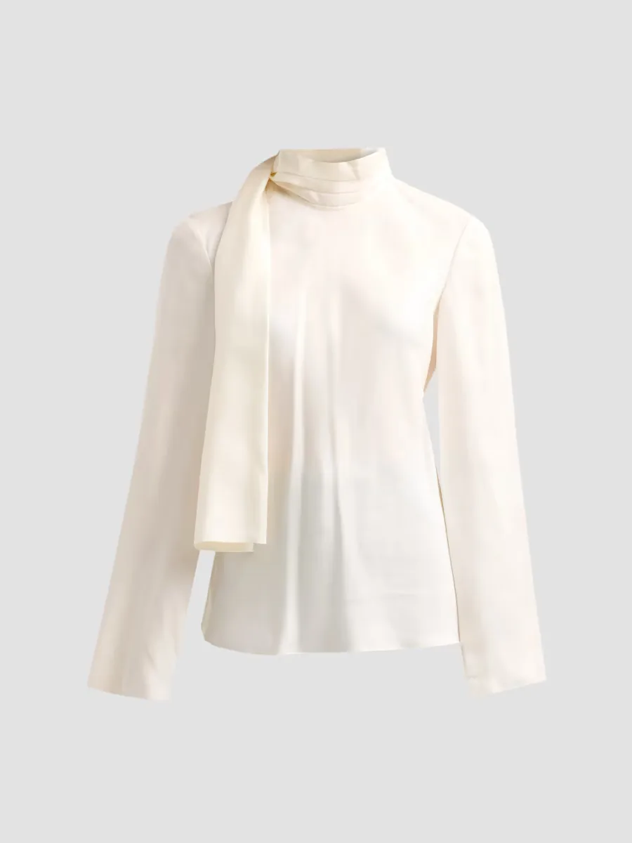 Silk Foulard Top by Rhe