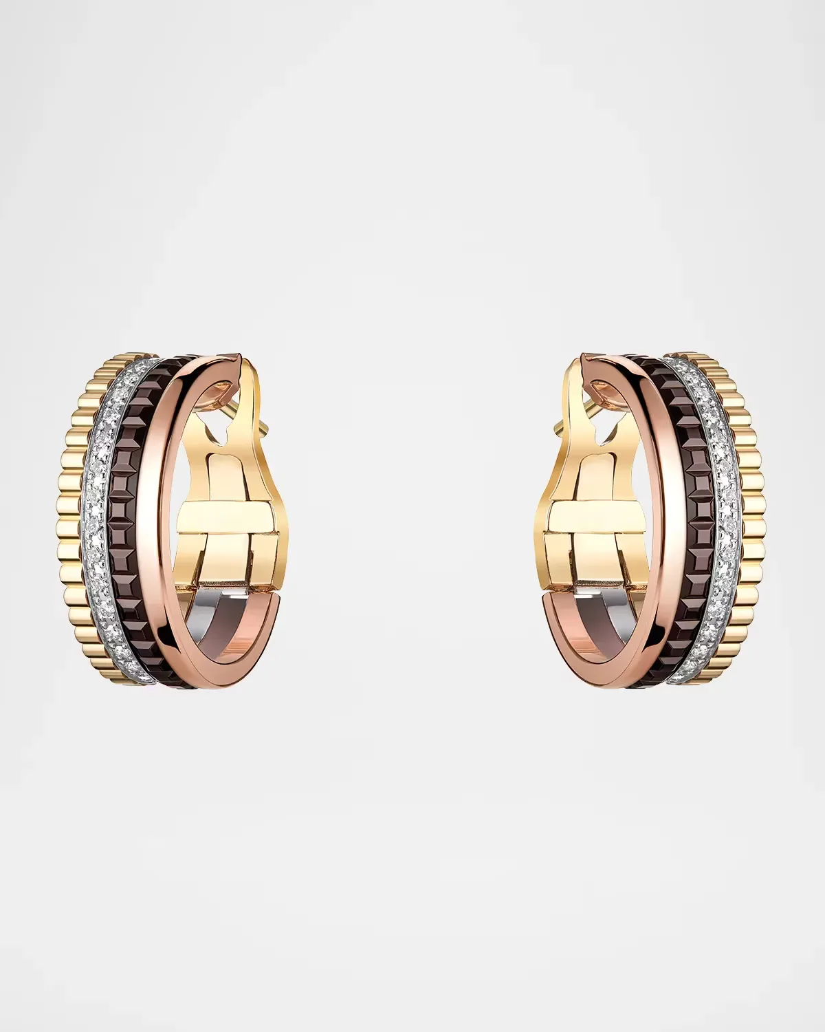Serpent Bohme 18k Gold Diamond Bypass Ring by Boucheron