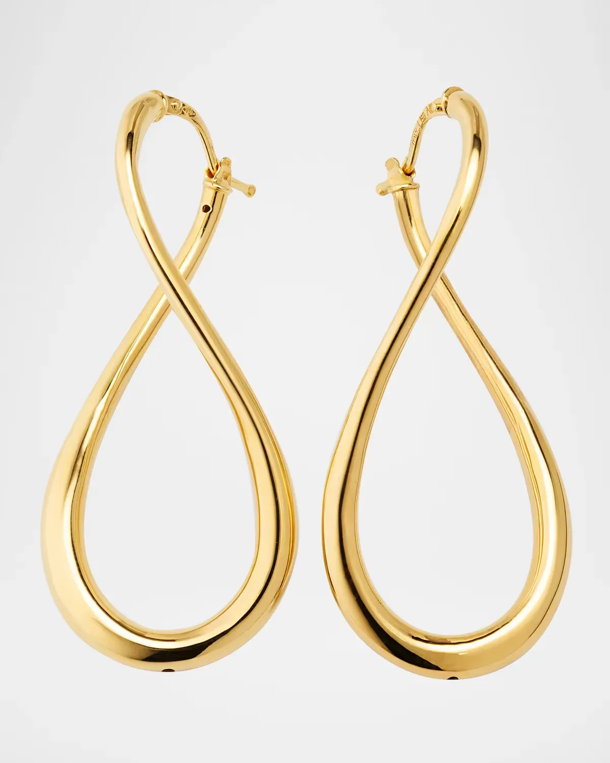 Golden Dreams 18K Yellow Gold 8-Shaped Drop Earrings
