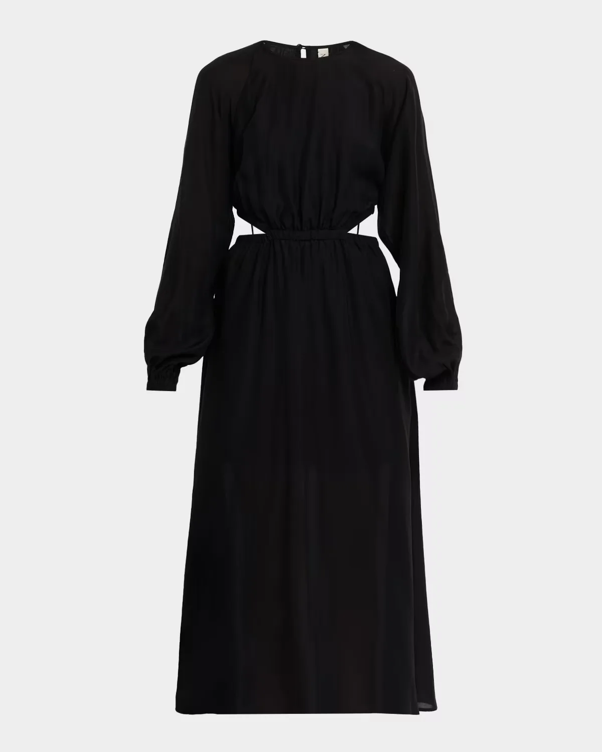 Joya Long-Sleeve Midi Dress by Akyn Studio