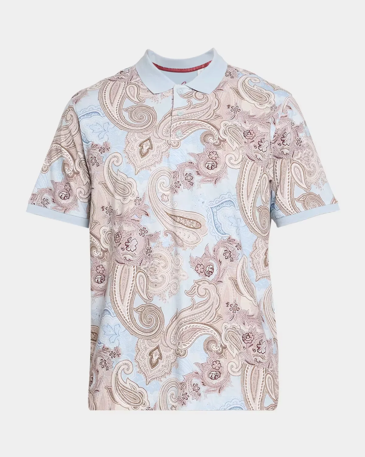 Creswell Paisley Cotton Polo Shirt by Robert Graham