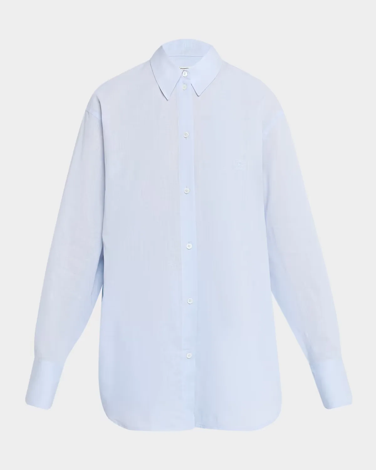 Garderob Oversized Linen-Cotton Shirt by Totême