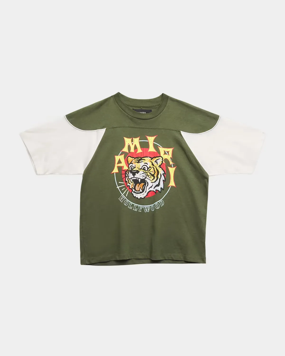 Hollywood Logo Graphic Rugby T-Shirt by AMIRI