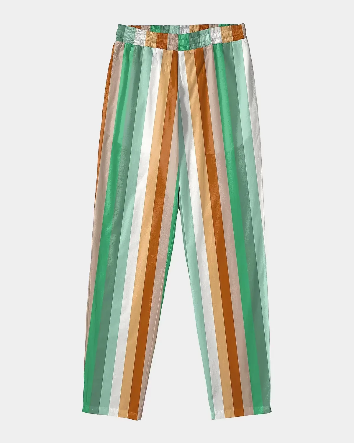 Beach House Striped Regular-Fit Pull-On Pants by ARRELS