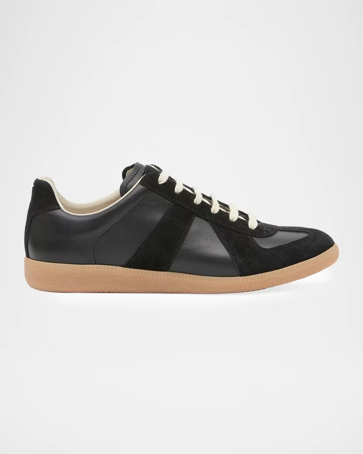 Replica Leather Low-Top Sneakers