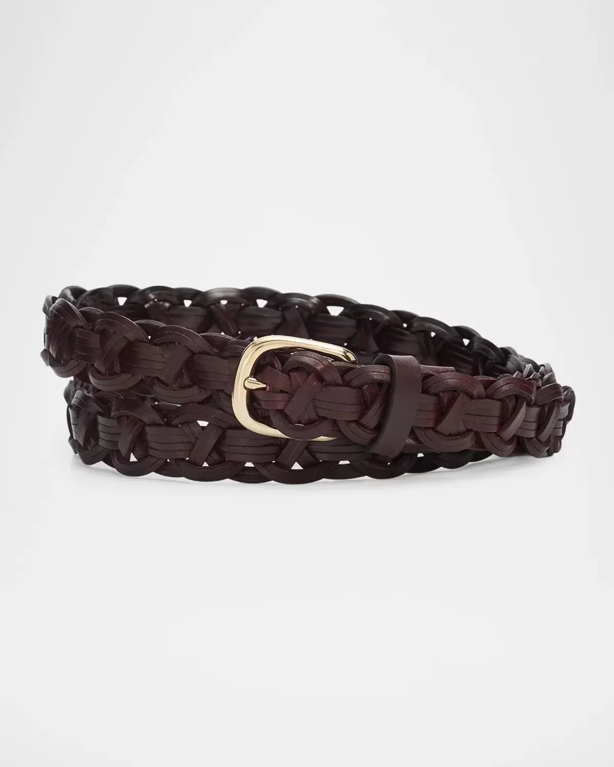 Braided Leather Belt by Brunello Cucinelli