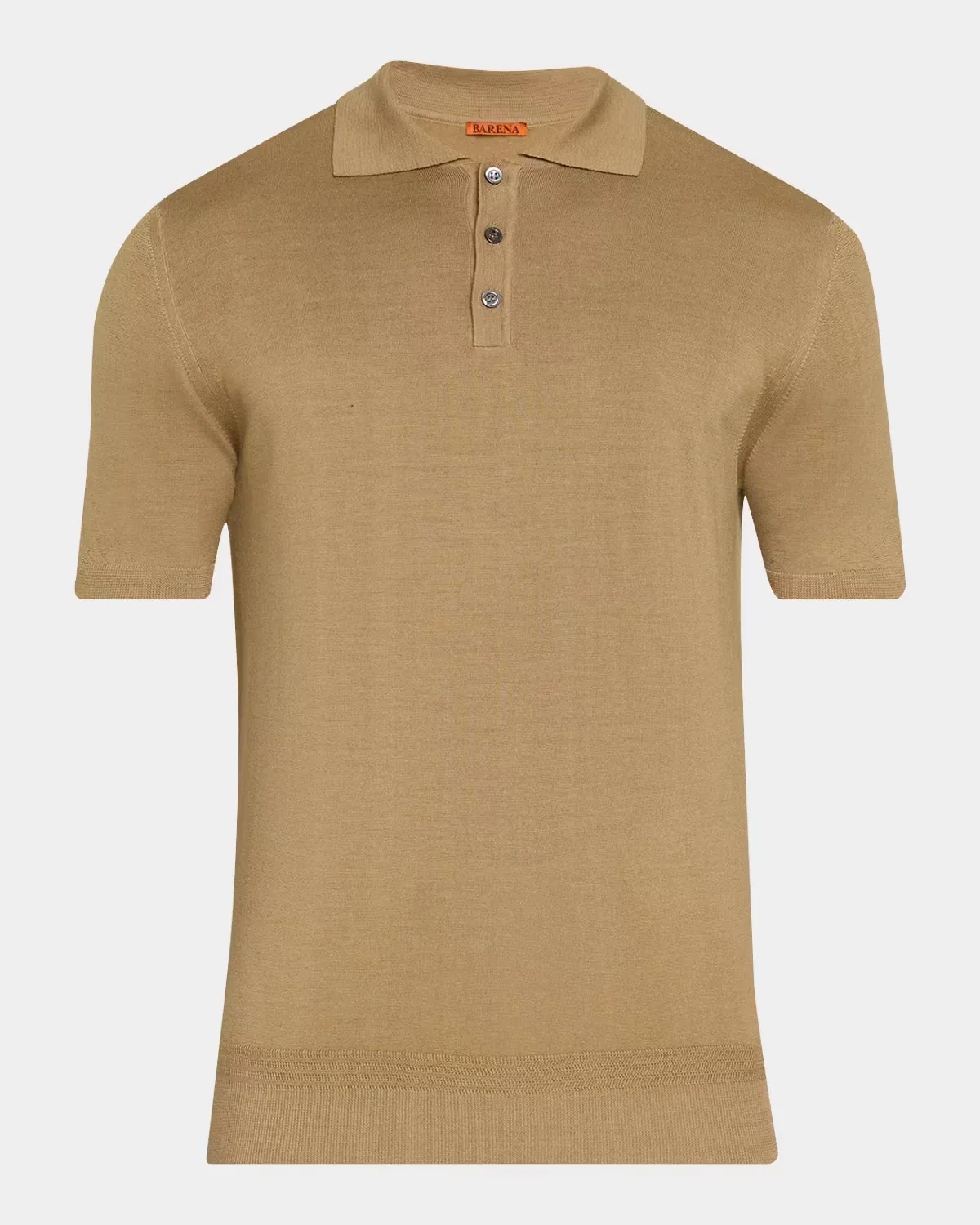 Merino Wool Polo Shirt by Barena