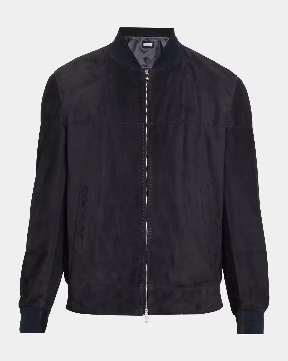 Suede Blouson Jacket