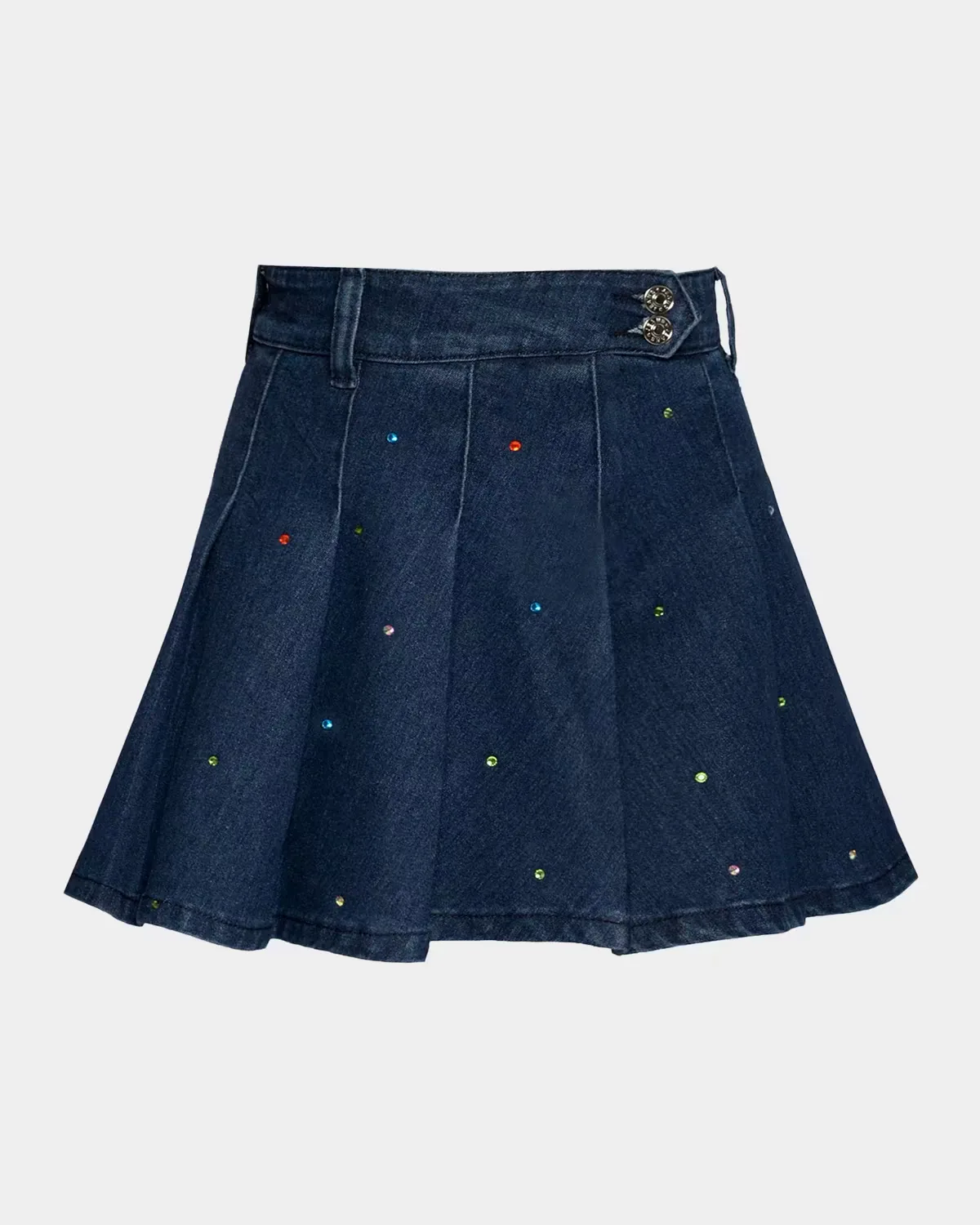 Pleated Denim Skirt by Hannah Banana