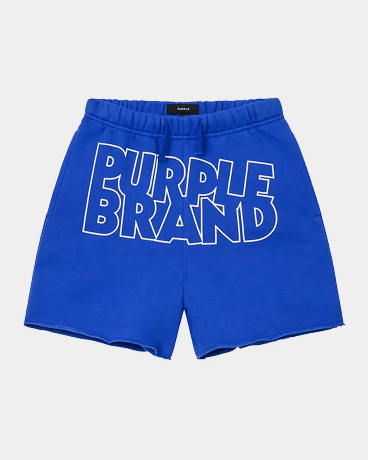 Fleece Raw-Edge Shorts by PURPLE
