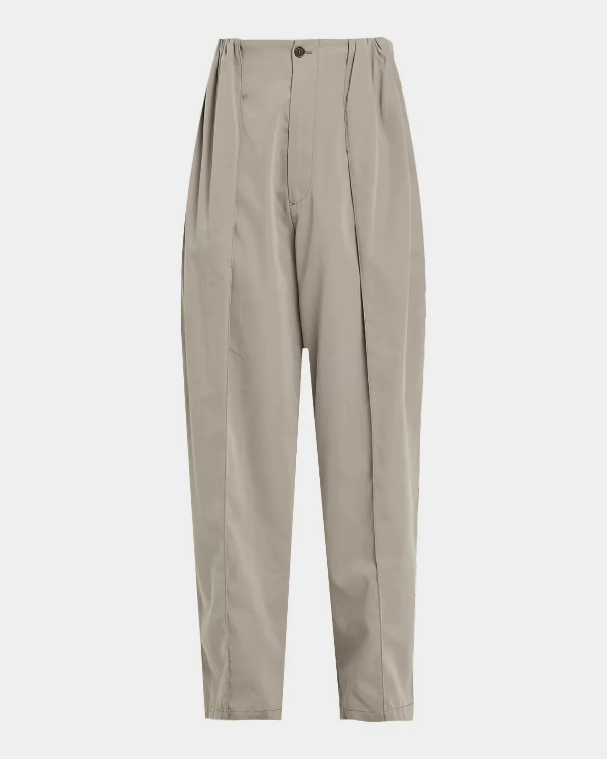 Pleated Wide-Leg Trousers