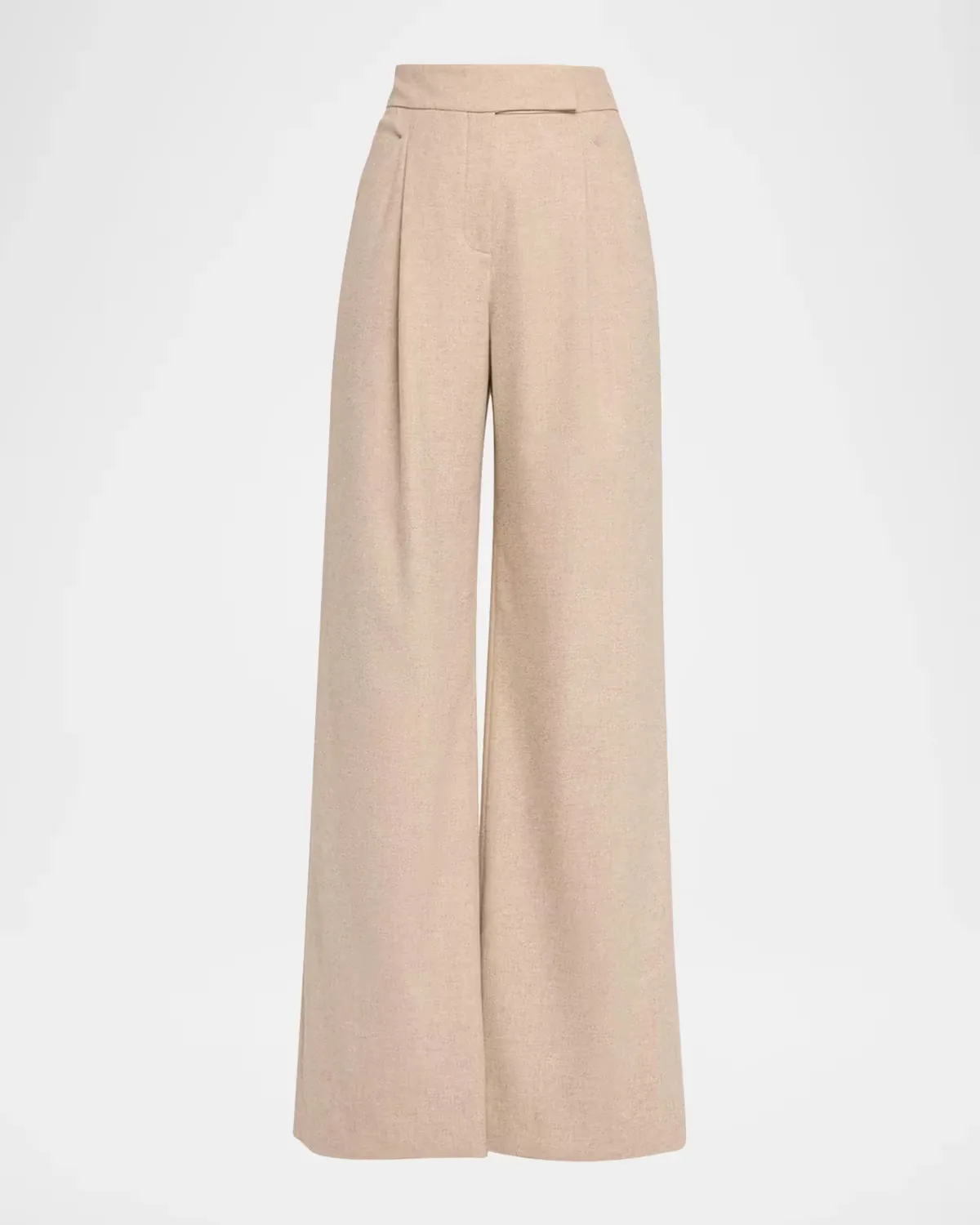 Holt Stretch-Cotton Wide-Leg Pants by Veronica Beard