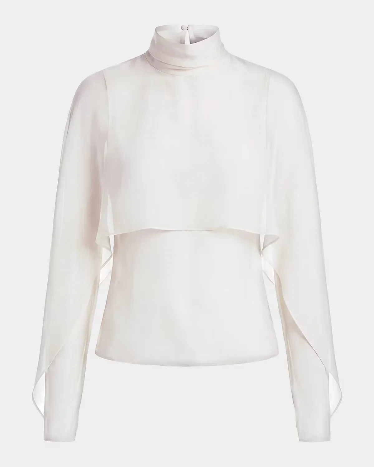 Dahlia Draped Georgette Blouse by NICHOLAS