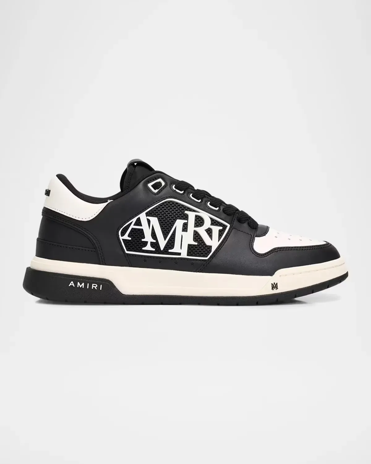 Classic Logo Leather Low-Top Sneakers by AMIRI