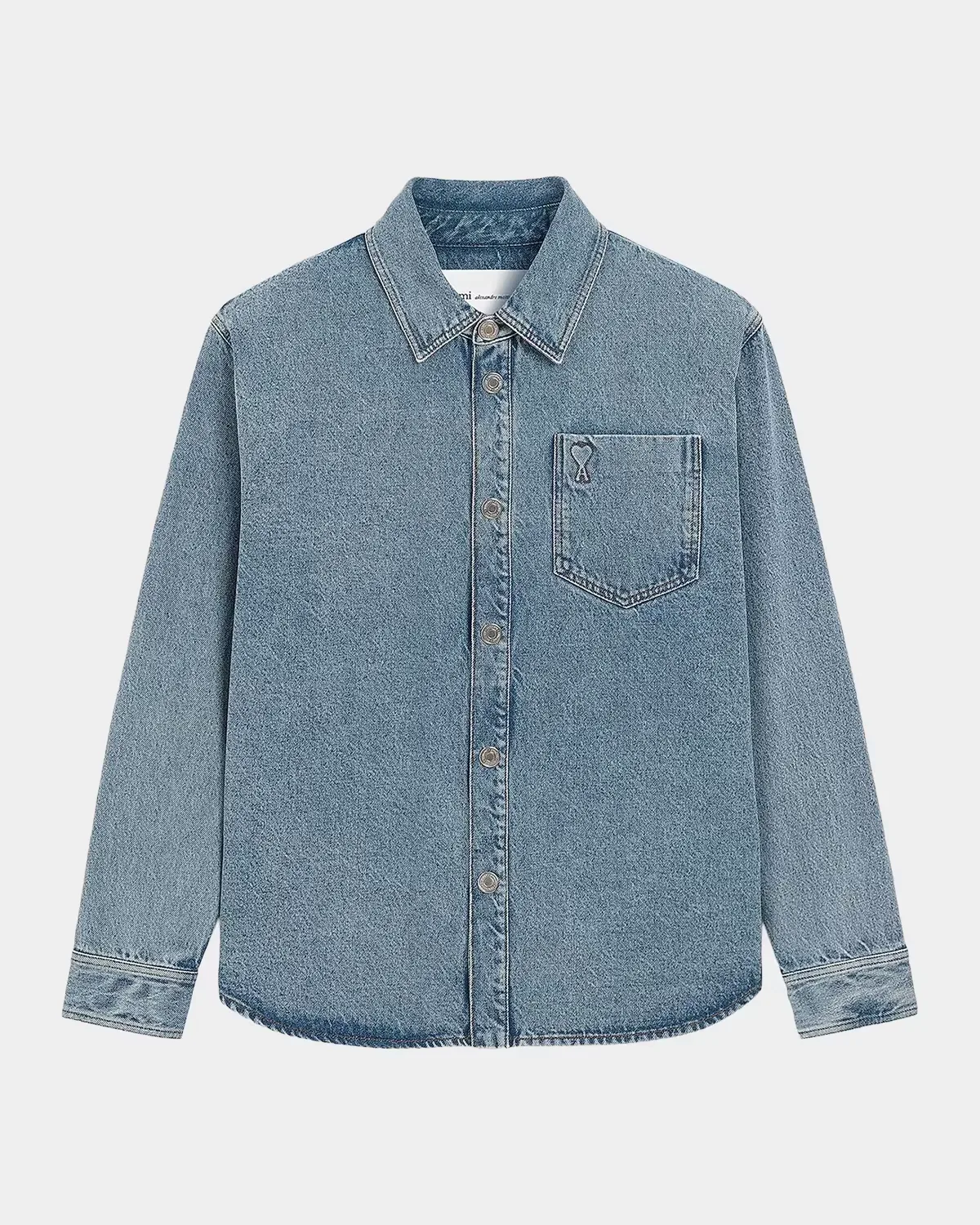 Ami De Coeur Denim Overshirt by Ami Paris
