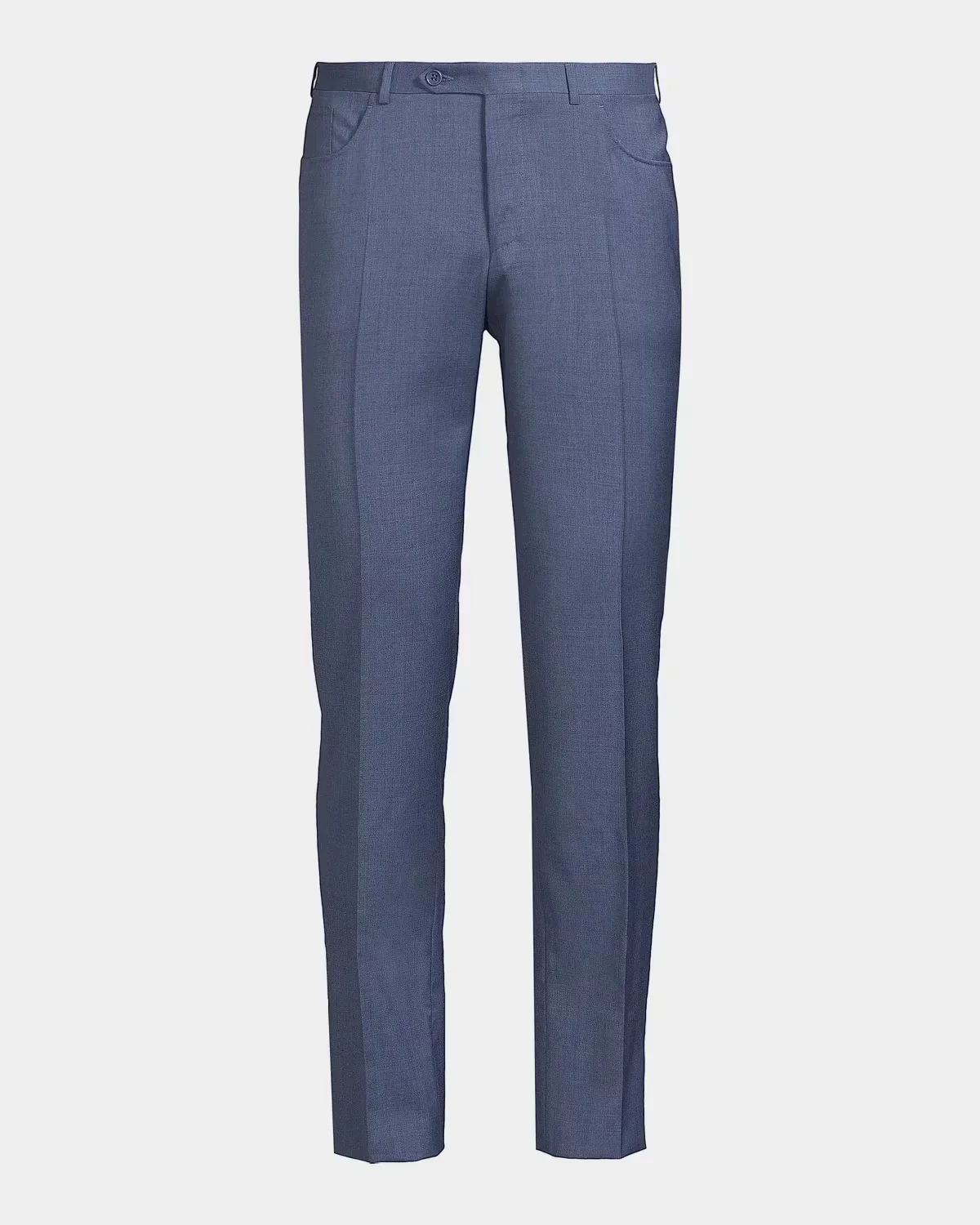 Classic Solid Dress Trousers by Canali
