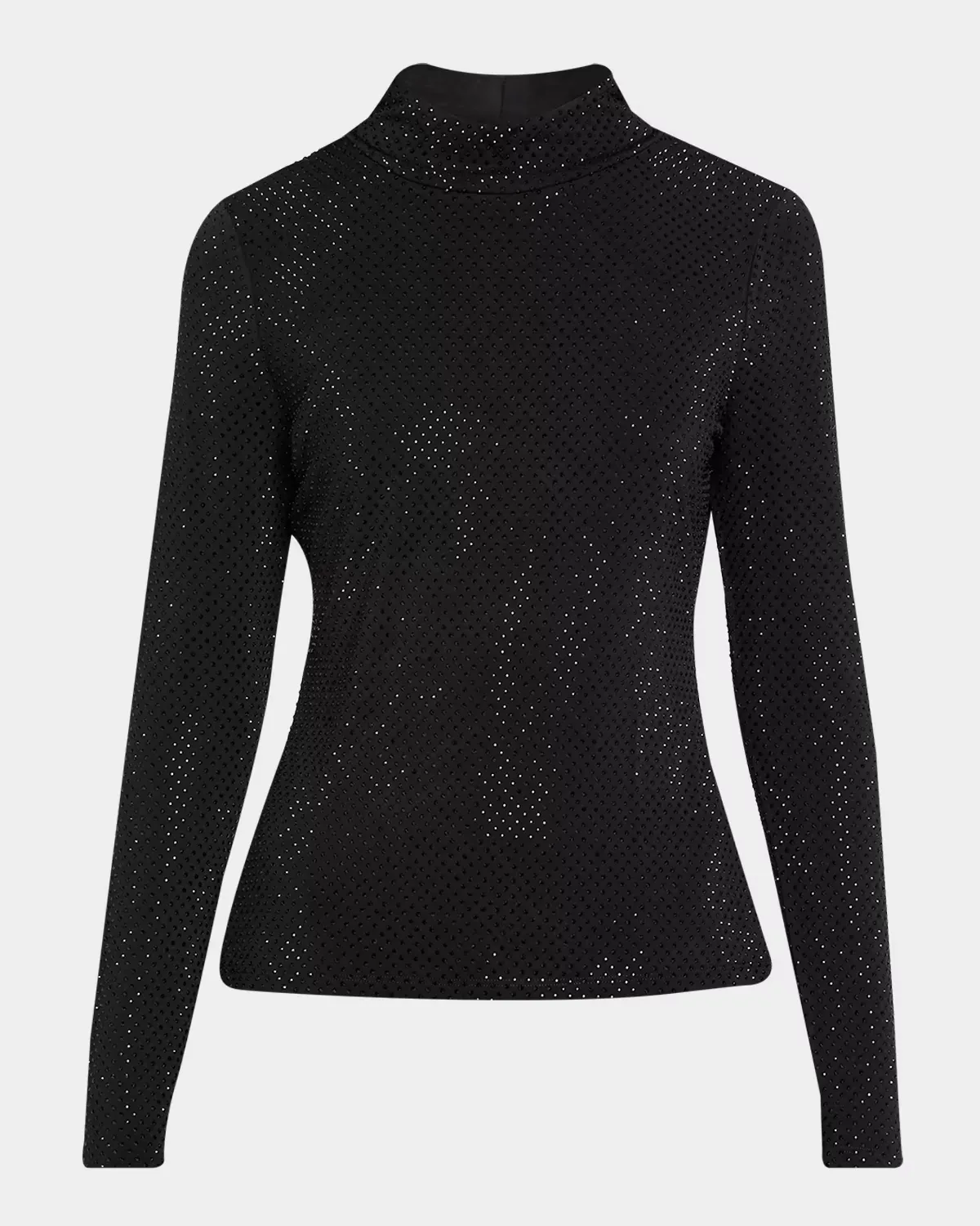 Tyla Crystal Mesh Mock-Neck Top by Generation Love