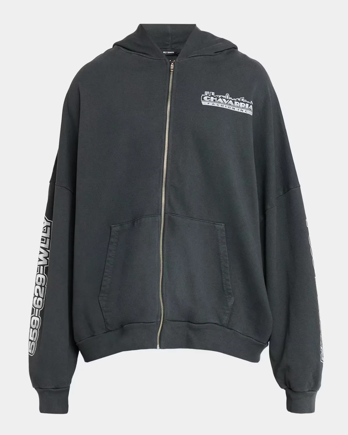 Chavarria Licensed Designs Full-Zip Hoodie by Willy Chavarria