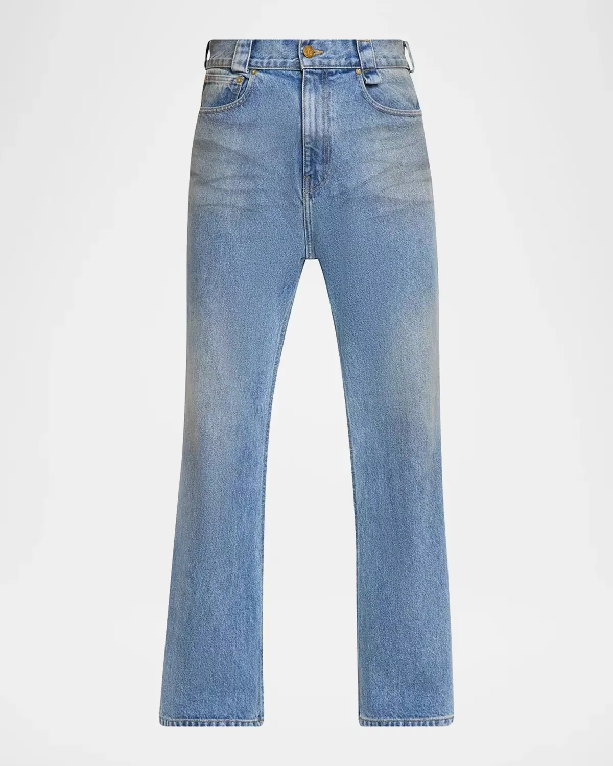 Flared Denim Jeans by Willy Chavarria