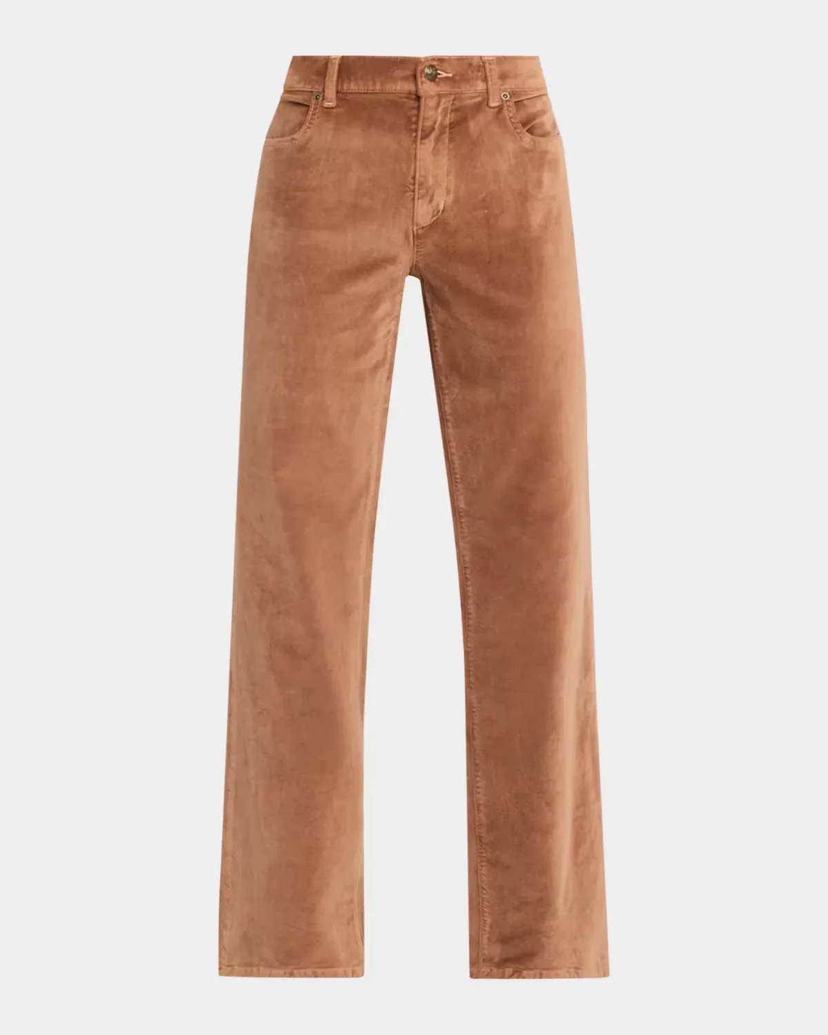 Ruby Straight-Leg Stretch Cotton Pants