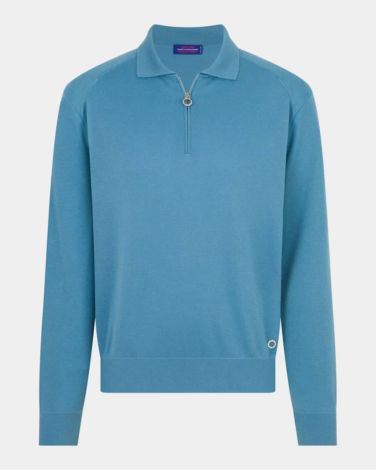 Cashmere Half-Zip Polo Sweater by Stefano Ricci