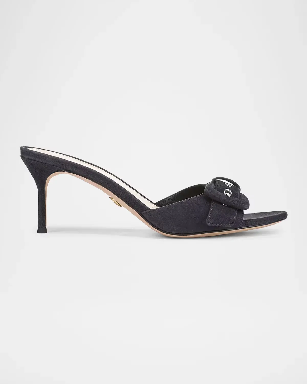 65mm Tia Suede Buckle Mules by Veronica Beard