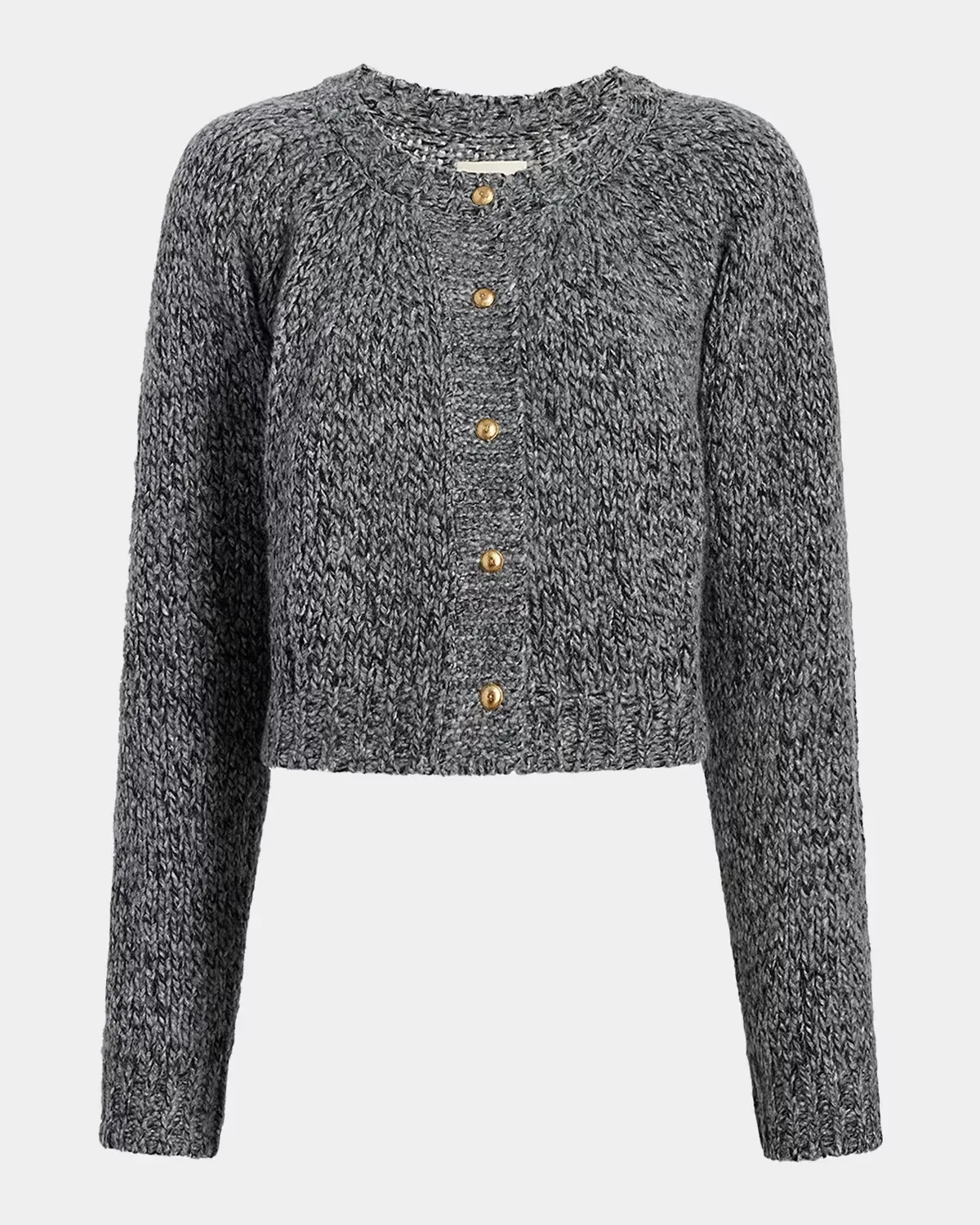 Niels Cashmere-Silk Crewneck Cardigan by Khaite