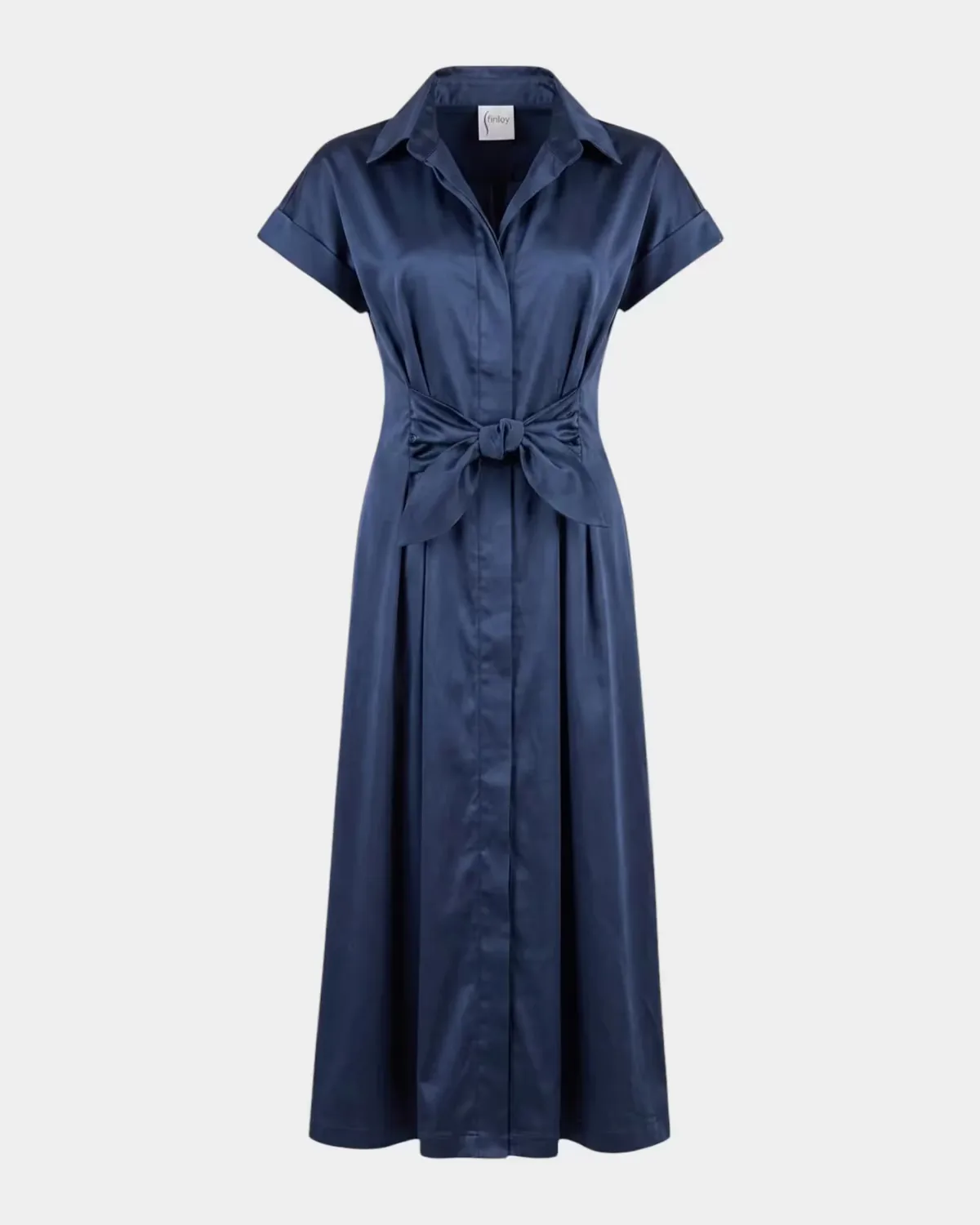Rocky Sueded Back Satin Midi Dress by Finley